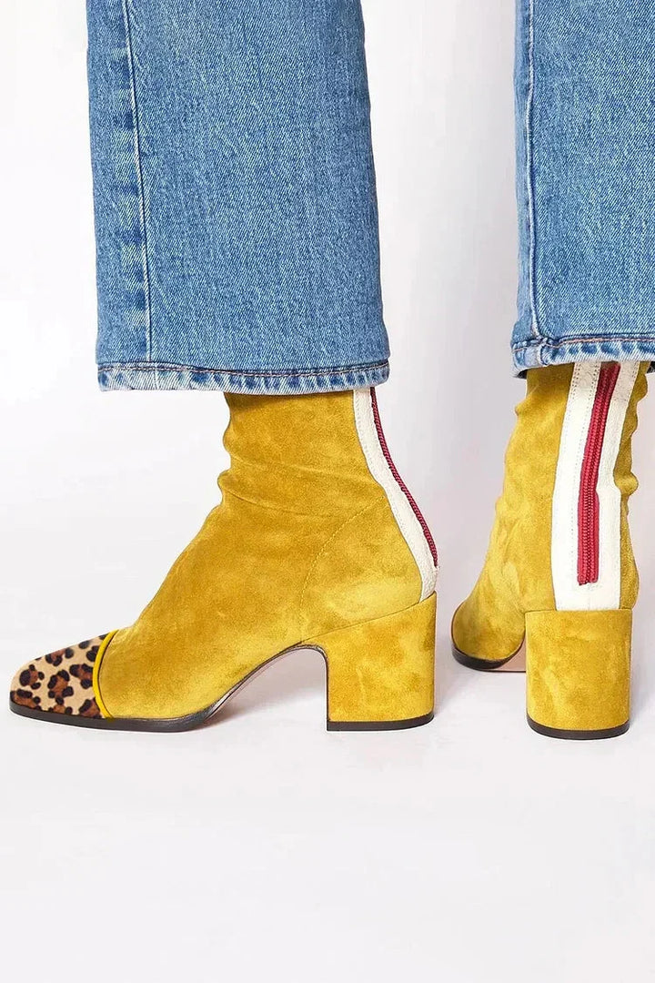 Emerson™ | Classic Suede Look Ankle Boots