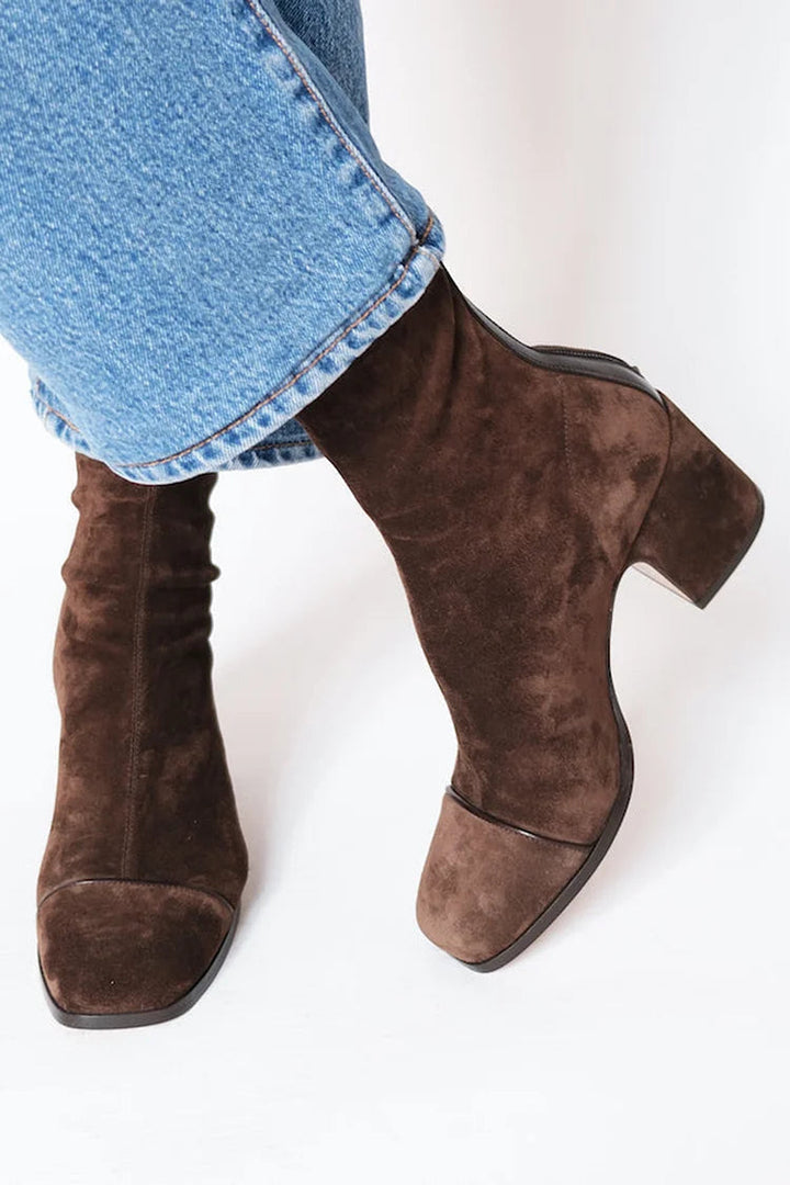 Emerson™ | Classic Suede Look Ankle Boots