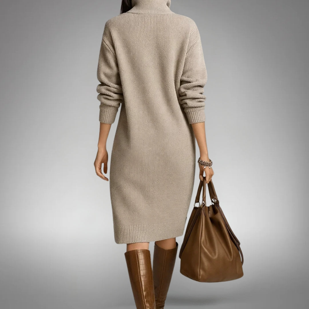 Linnea | Stylish Long Dress with Button Closure