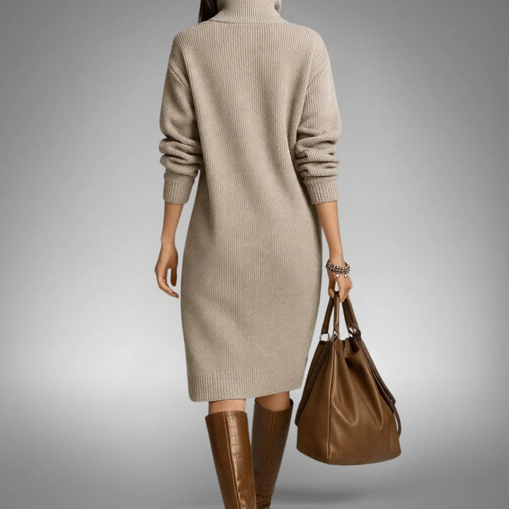 Linnea | Stylish Long Dress with Button Closure