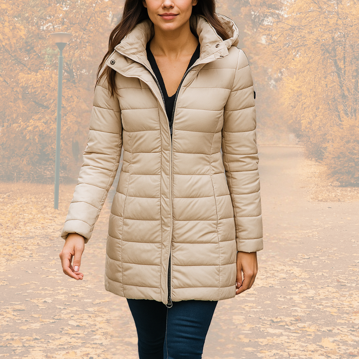 Jovanna™ | Longline Hooded Puffer Winter Jacket