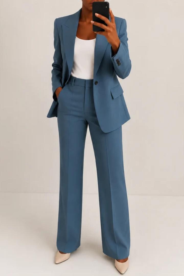 Amabel™ - Elegant Tailored Wide Leg Suit