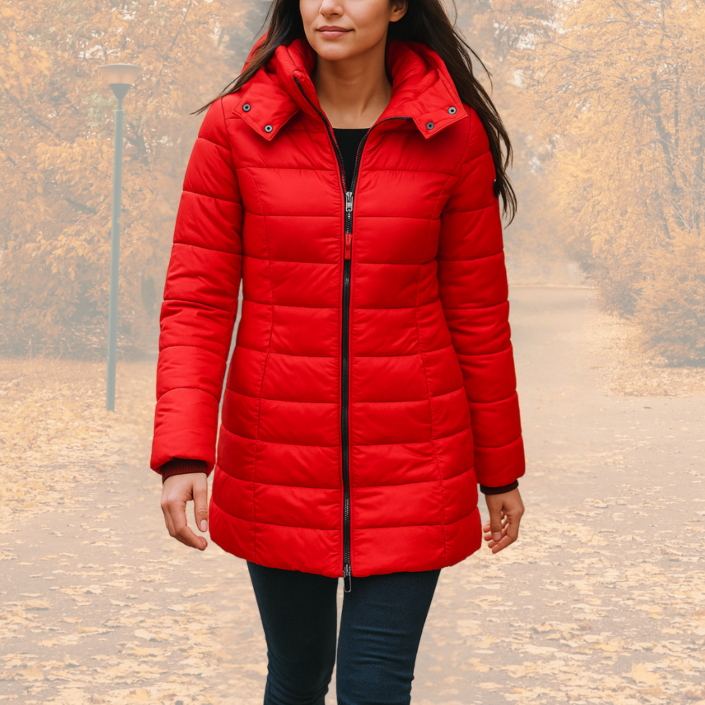 Jovanna™ | Longline Hooded Puffer Winter Jacket
