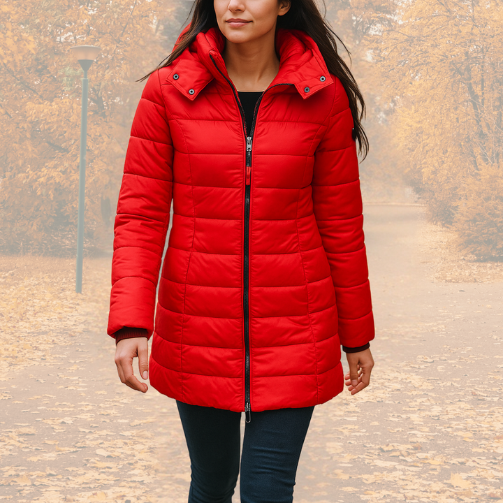 Jovanna™ | Longline Hooded Puffer Winter Jacket