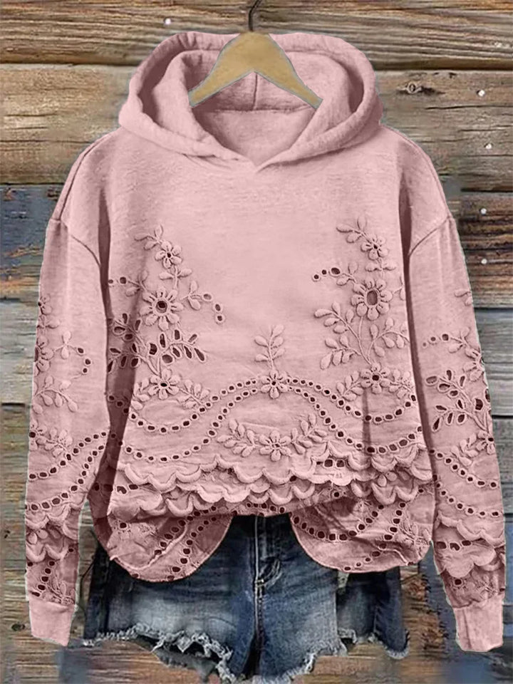 Ainsley™ | Floral Embroidery Women’s Hoodies