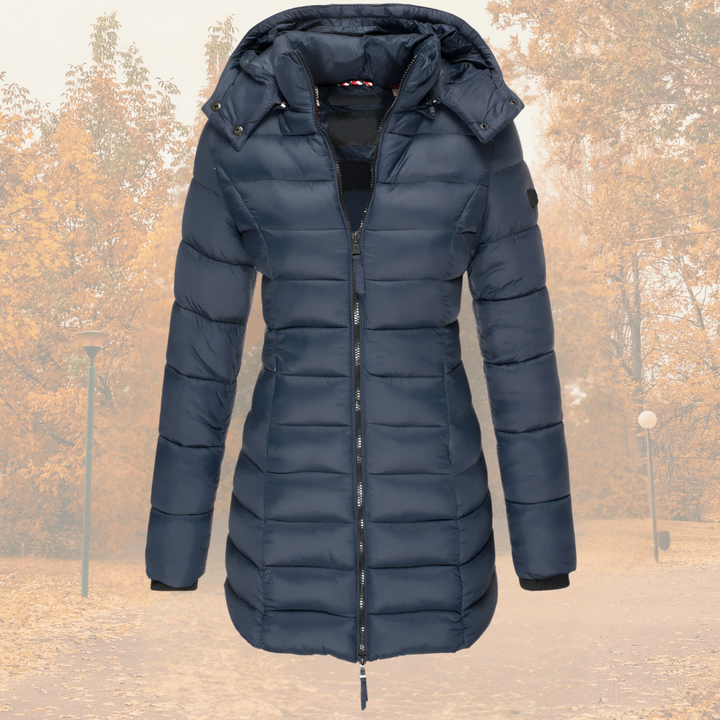 Jovanna™ | Longline Hooded Puffer Winter Jacket