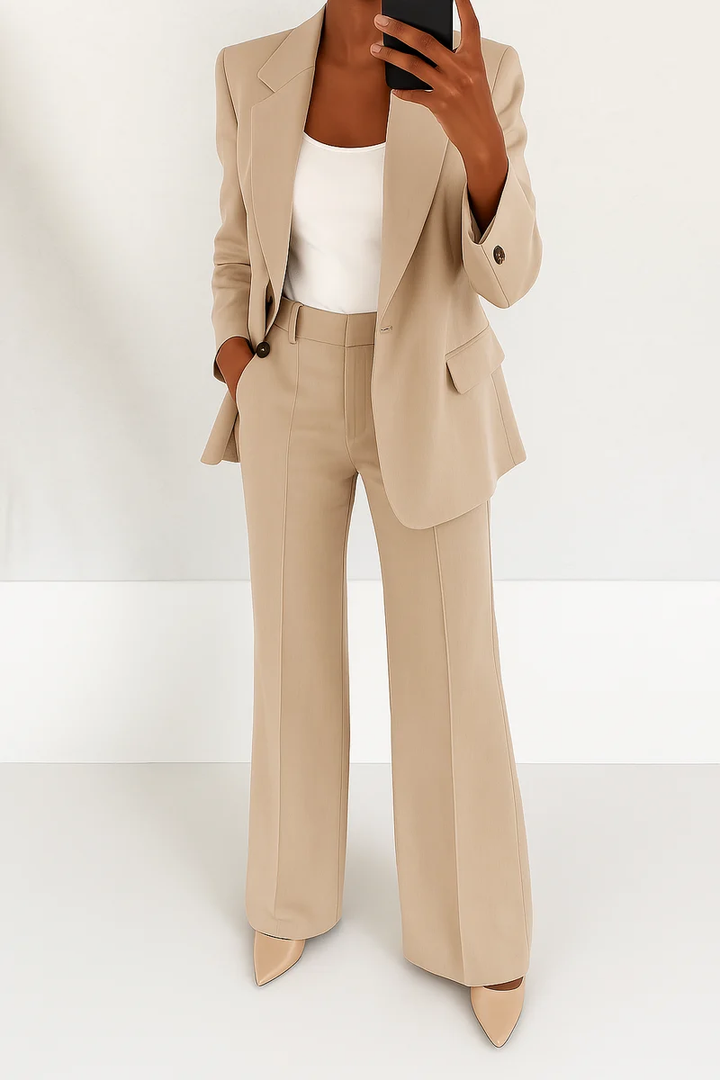 Amabel™ - Elegant Tailored Wide Leg Suit