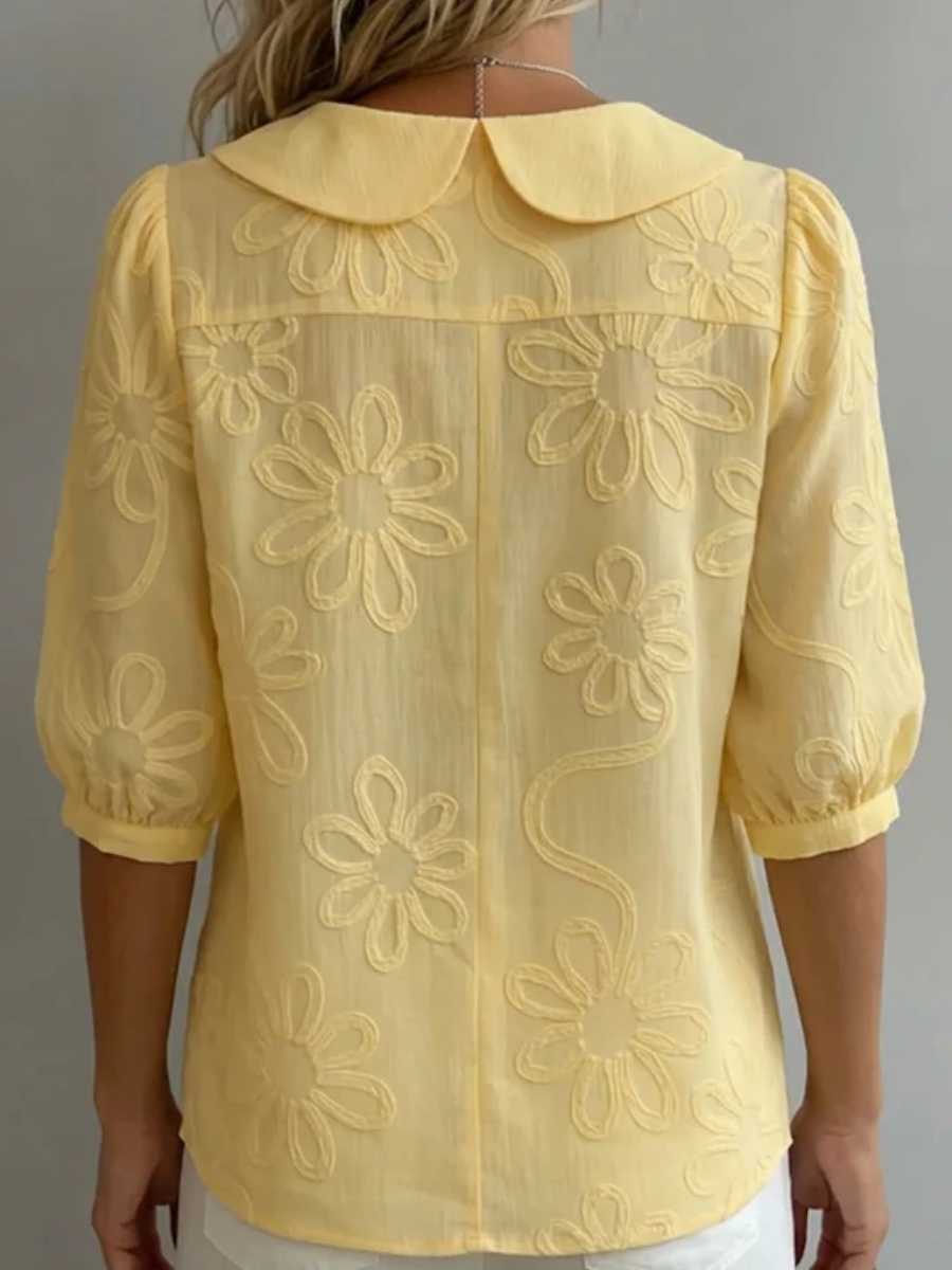 Fiora™ │ Elegant Floral Blouse