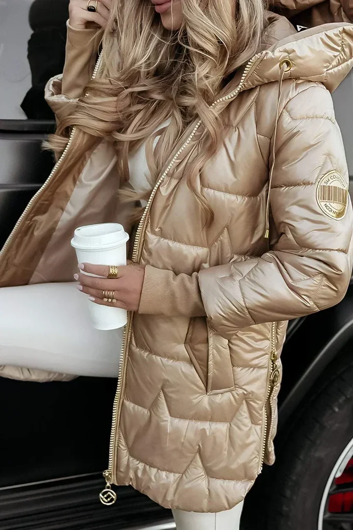 Xiomara™ | Cozy Hooded Longline Puffer Jacket
