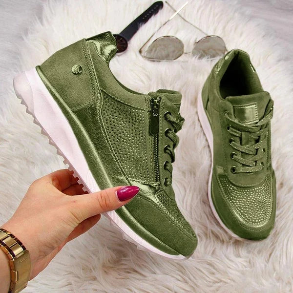 Amy - Zip-Up Orthopedic Sneakers
