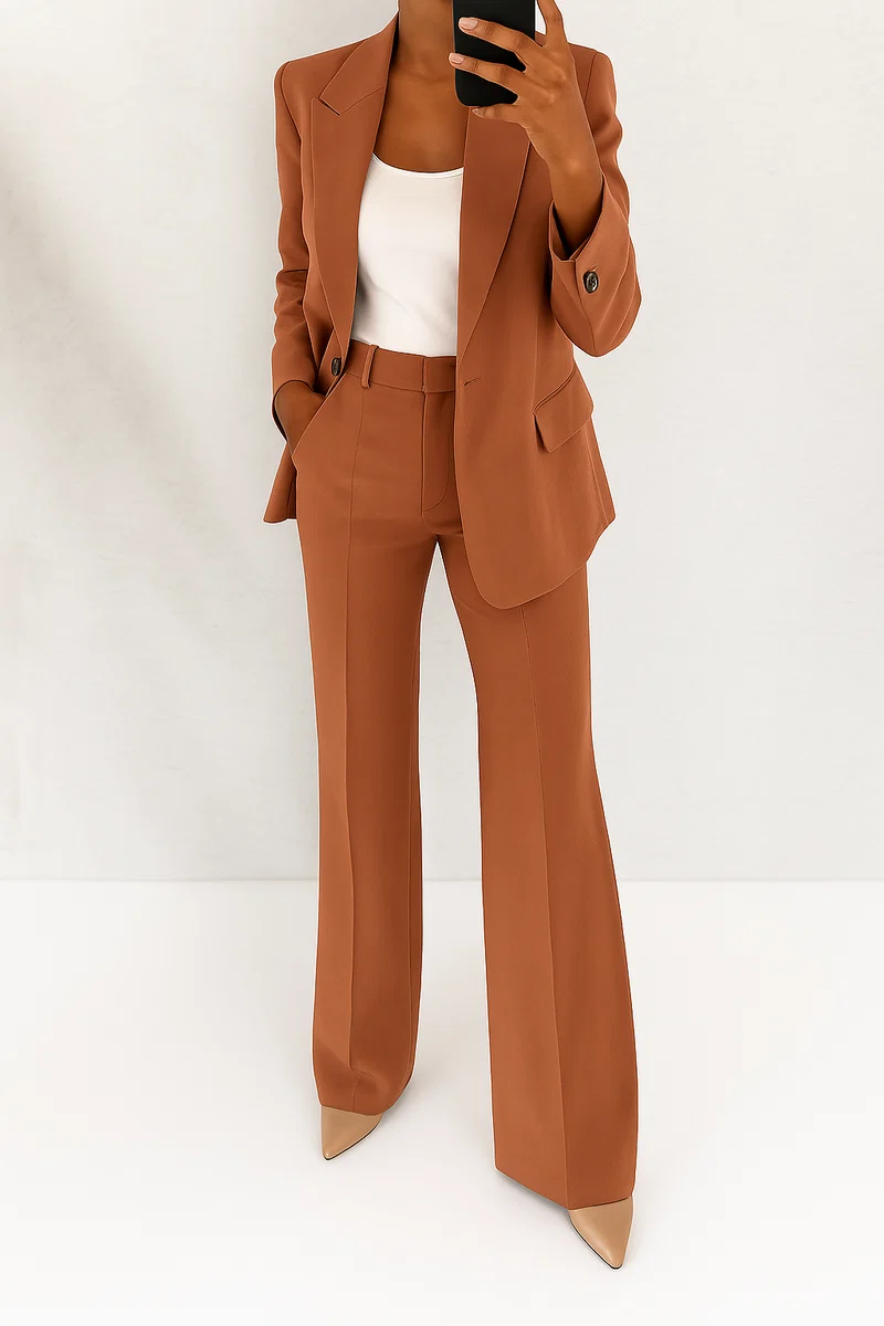 Amabel™ - Elegant Tailored Wide Leg Suit