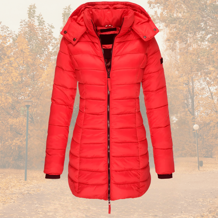 Jovanna™ | Longline Hooded Puffer Winter Jacket