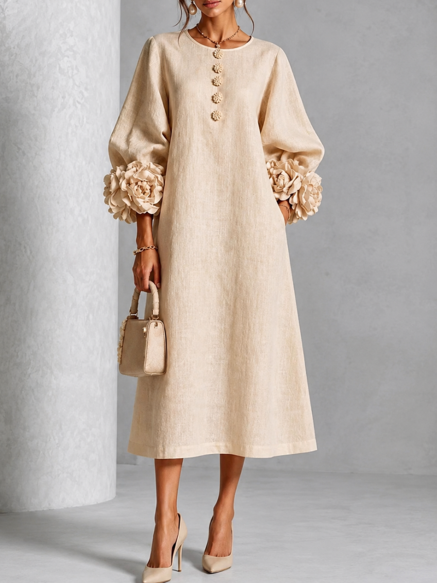Gemma | Chic Floral Sleeve Dress