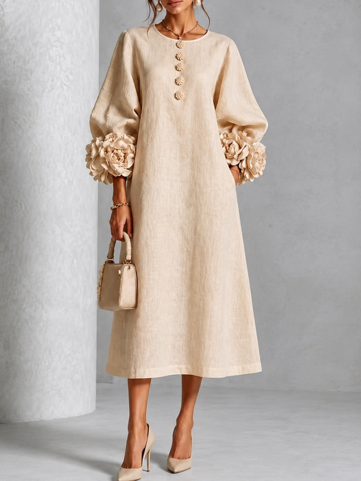 Gemma | Chic Floral Sleeve Dress
