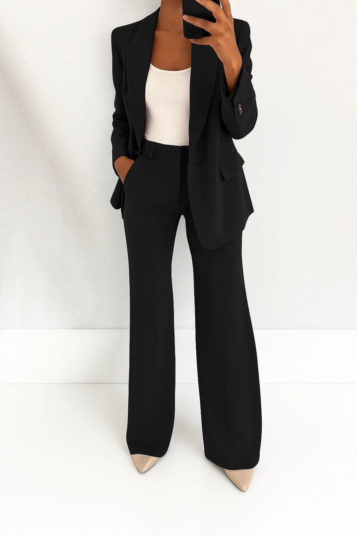 Amabel™ - Elegant Tailored Wide Leg Suit