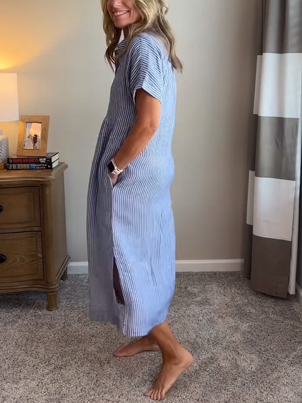 Milena™ | Breezy Drawstring Waist Dress