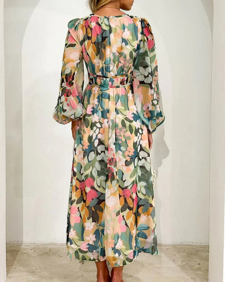 Kristin™ | Bohemian Pink Maxi Dress
