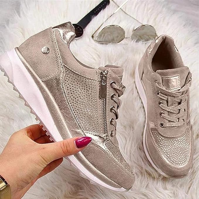 Amy - Zip-Up Orthopedic Sneakers