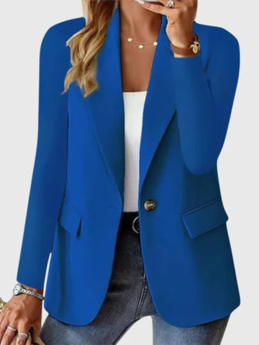Eleanor™ | Chic Single Button Tailored Blazer
