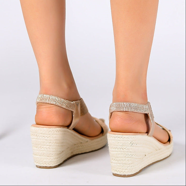 Aroa™ | Braided Wedge Sandals