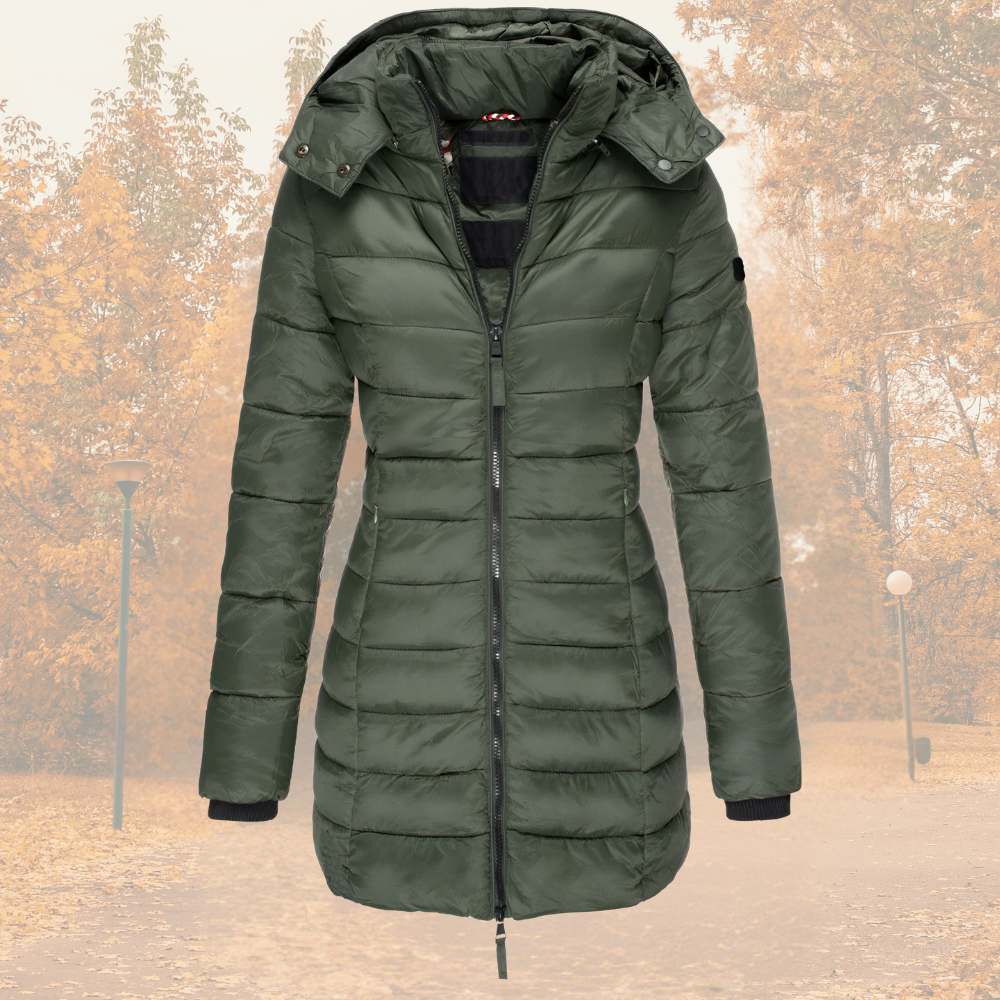 Jovanna™ | Longline Hooded Puffer Winter Jacket