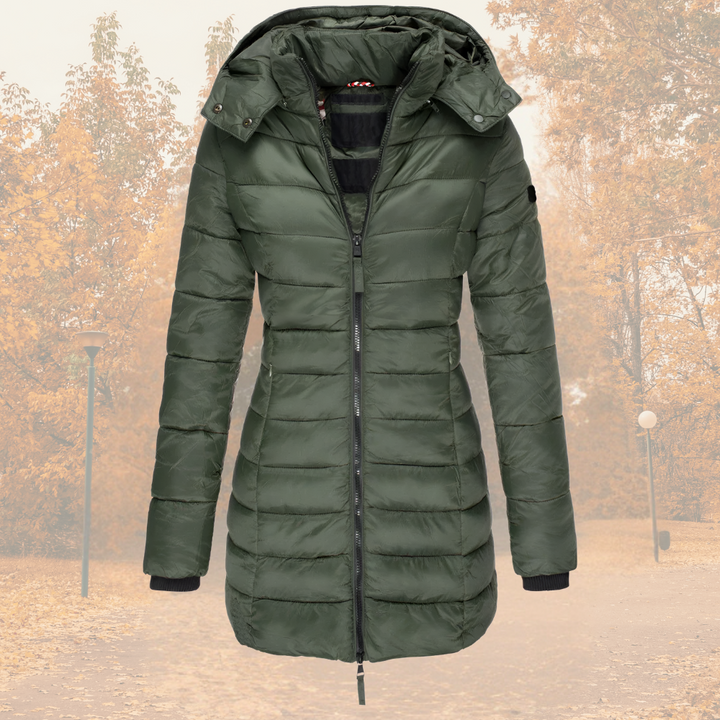Jovanna™ | Longline Hooded Puffer Winter Jacket