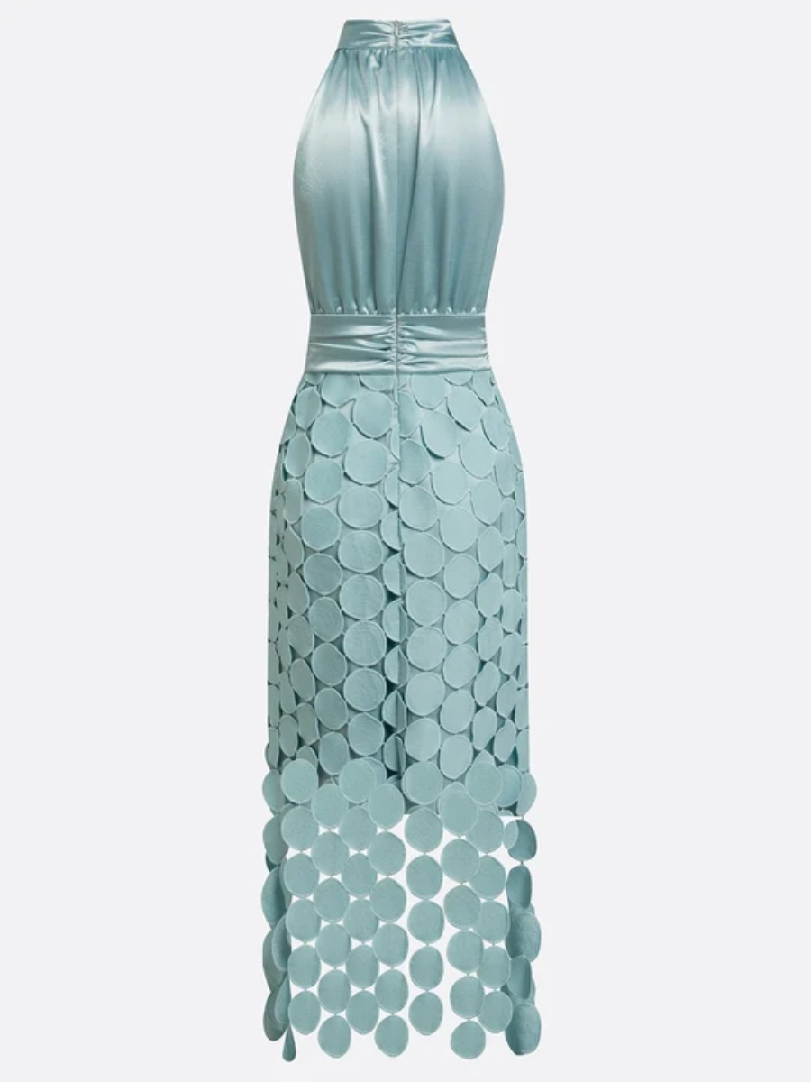 Carina™ | High-Neck Occasion Midi Dress