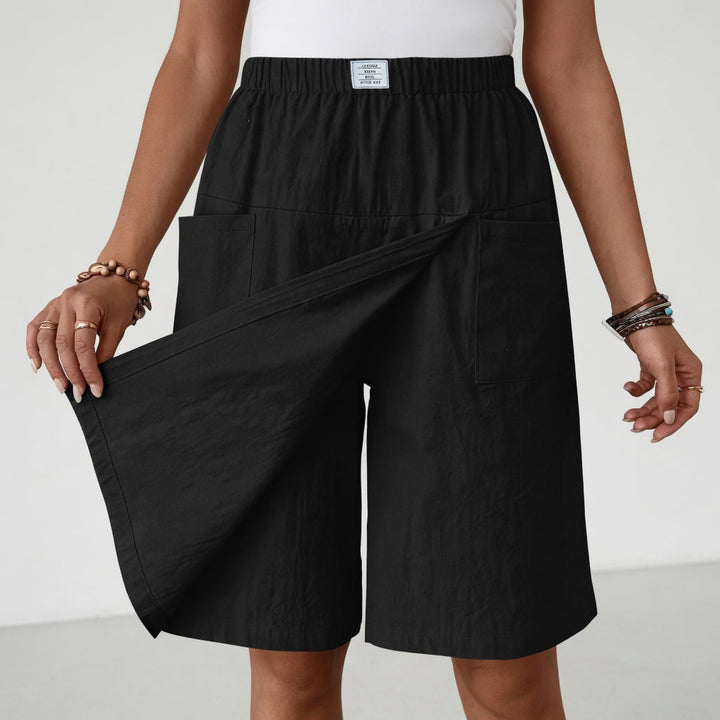 Michelle™ | Wrap-Front Wide-Leg Shorts