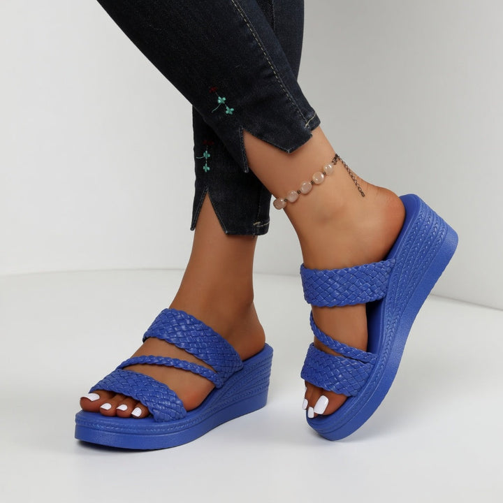 Estella™ | Chic Braided Strap Platform Sandals
