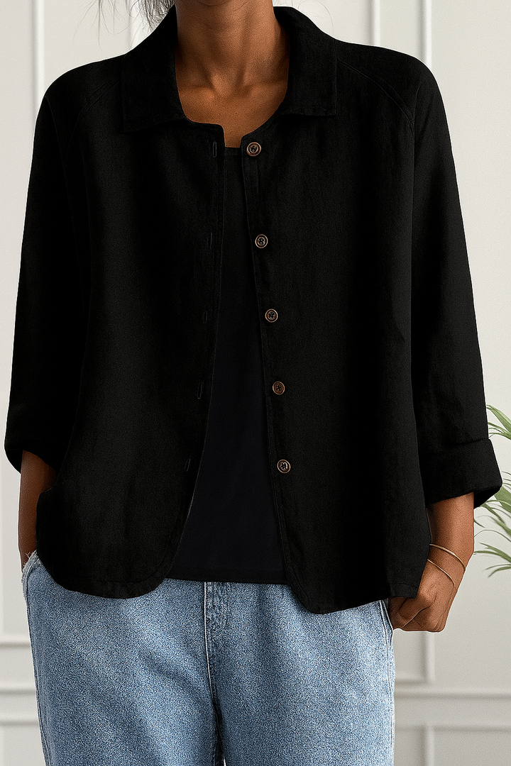 Deirdre™ | Casual Button-Up Lightweight Jacket