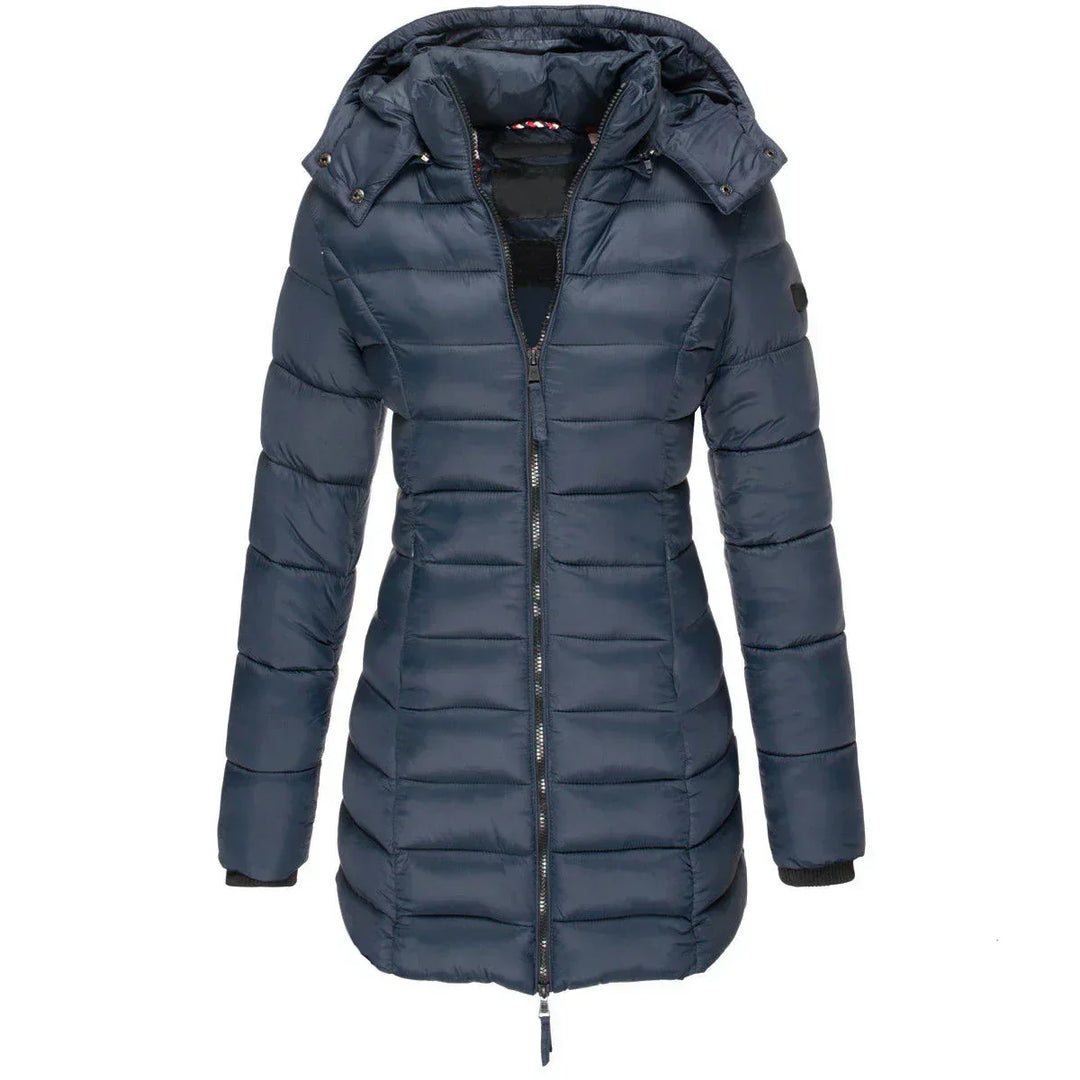 Jovanna™ | Longline Hooded Puffer Winter Jacket