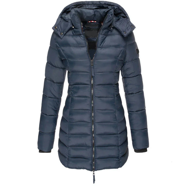 Jovanna™ | Longline Hooded Puffer Winter Jacket