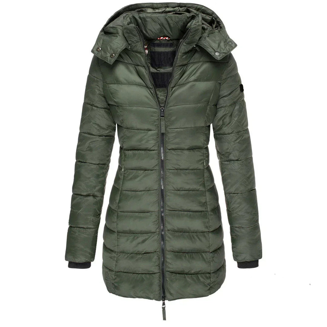 Jovanna™ | Longline Hooded Puffer Winter Jacket