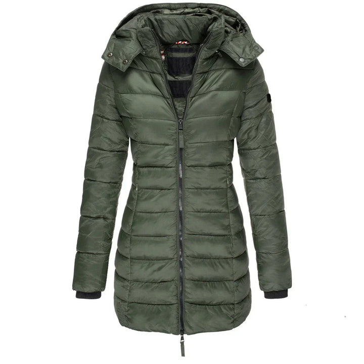 Jovanna™ | Longline Hooded Puffer Winter Jacket