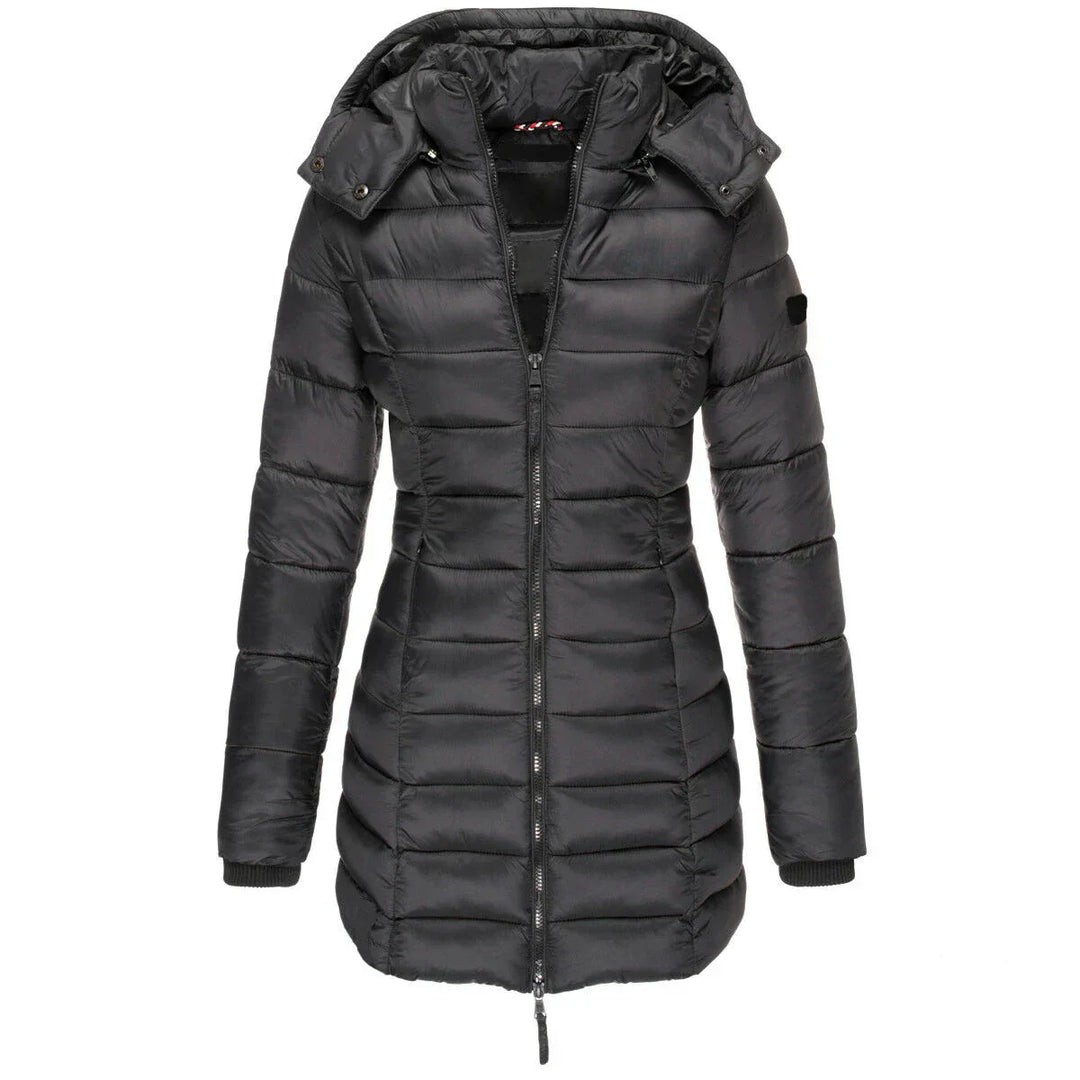 Jovanna™ | Longline Hooded Puffer Winter Jacket