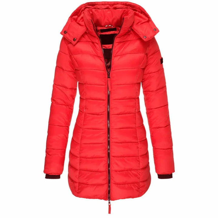 Jovanna™ | Longline Hooded Puffer Winter Jacket