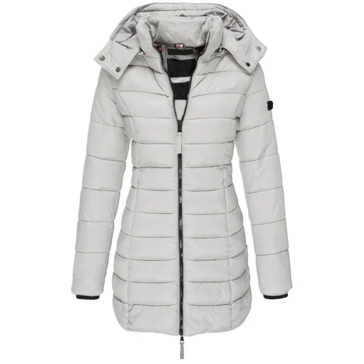 Jovanna™ | Longline Hooded Puffer Winter Jacket