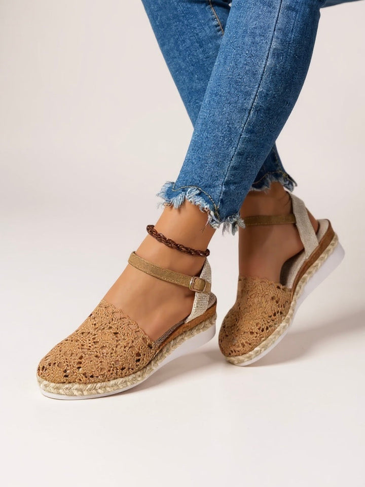 Stella™ | Casual Crochet Strap Platform Sandals
