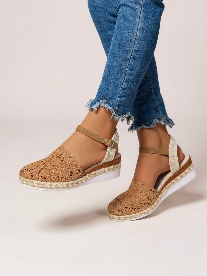 Stella™ | Casual Crochet Strap Platform Sandals