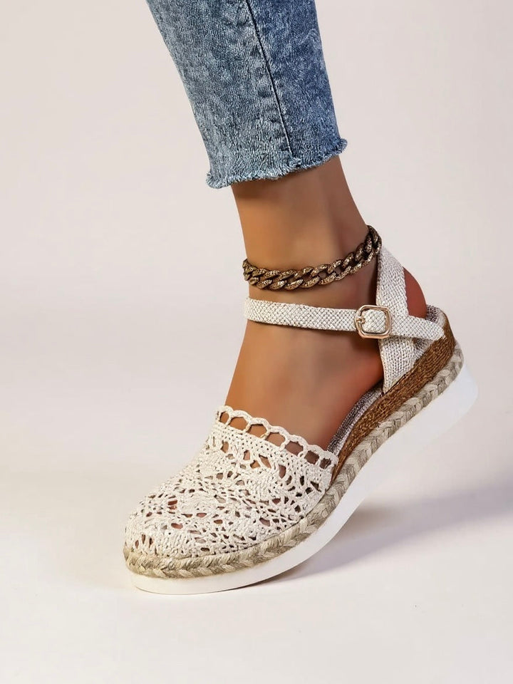 Stella™ | Casual Crochet Strap Platform Sandals