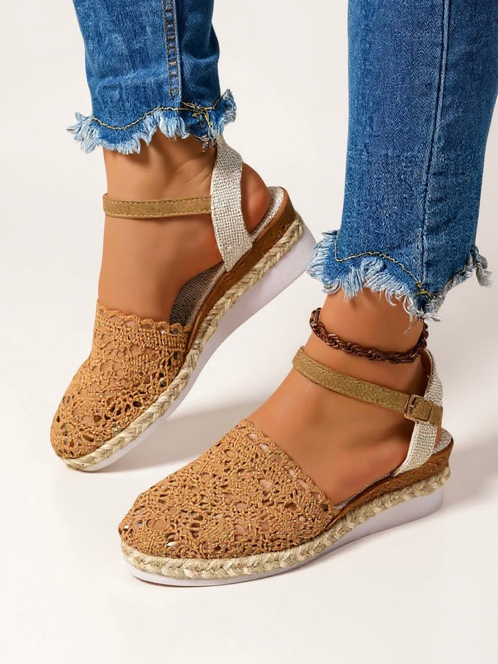 Stella™ | Casual Crochet Strap Platform Sandals