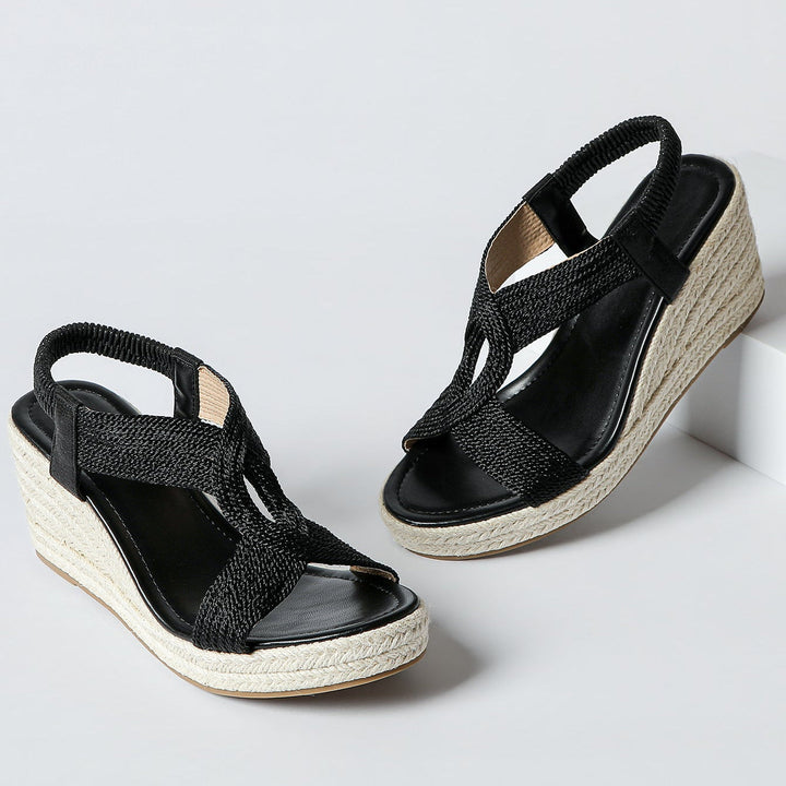 Aroa™ | Braided Wedge Sandals