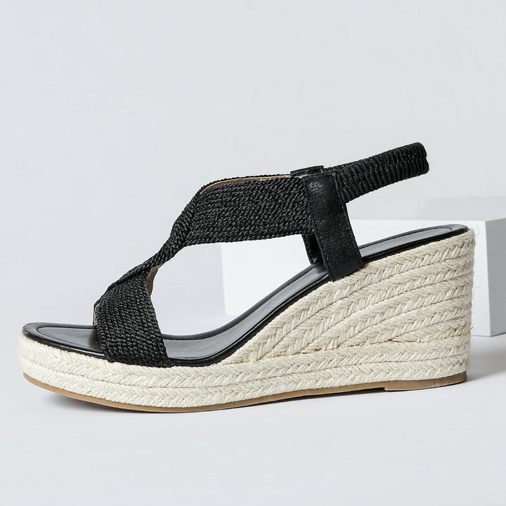 Aroa™ | Braided Wedge Sandals