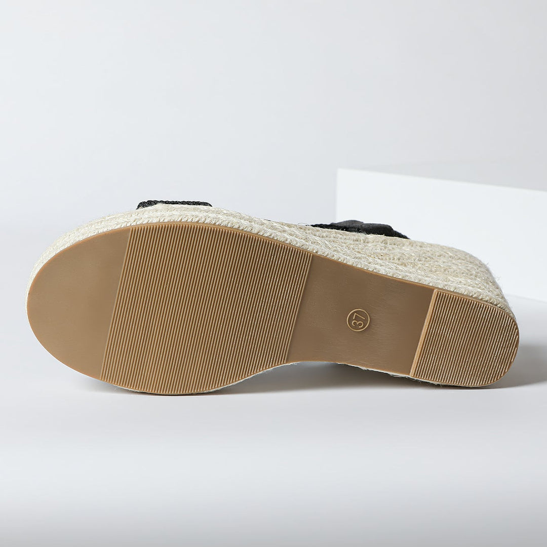 Aroa™ | Braided Wedge Sandals