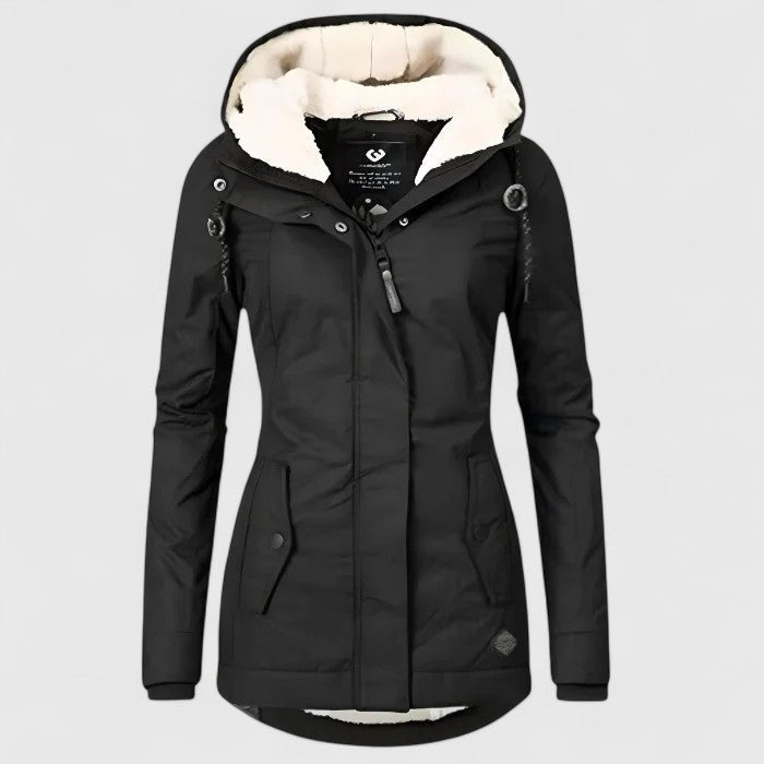 Sandra™ | Classic Zip Front Hooded Jacket