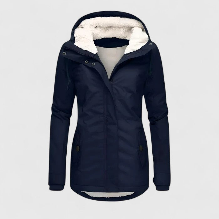 Sandra™ | Classic Zip Front Hooded Jacket