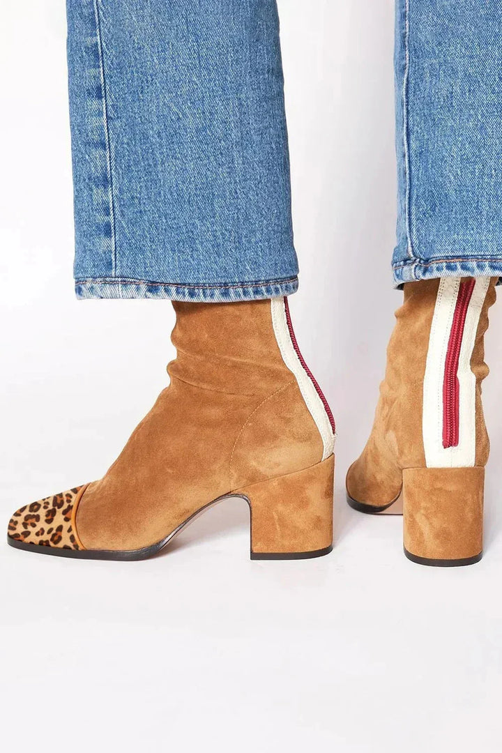 Emerson™ | Classic Suede Look Ankle Boots