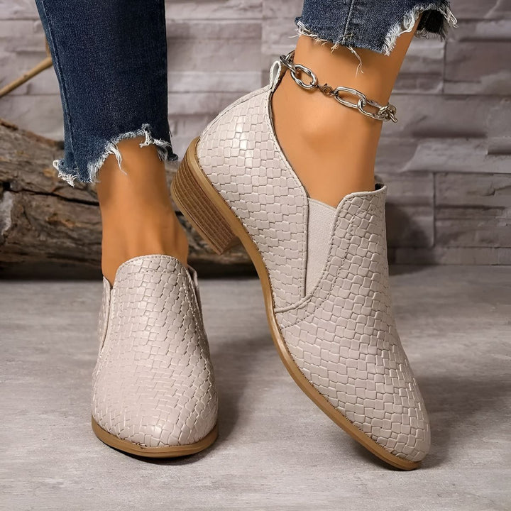 Alexia™ | Low-Heel Slip-On Ankle Boots
