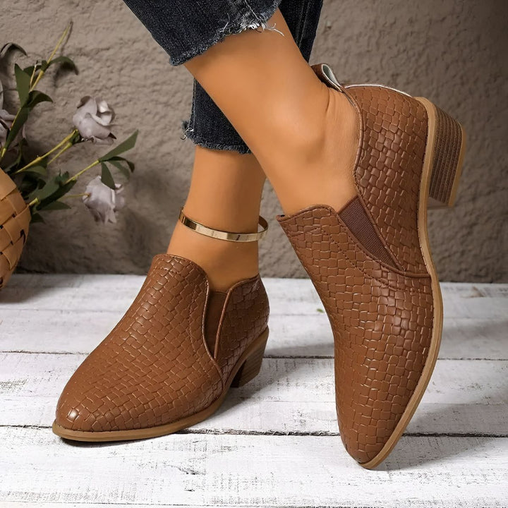 Alexia™ | Low-Heel Slip-On Ankle Boots