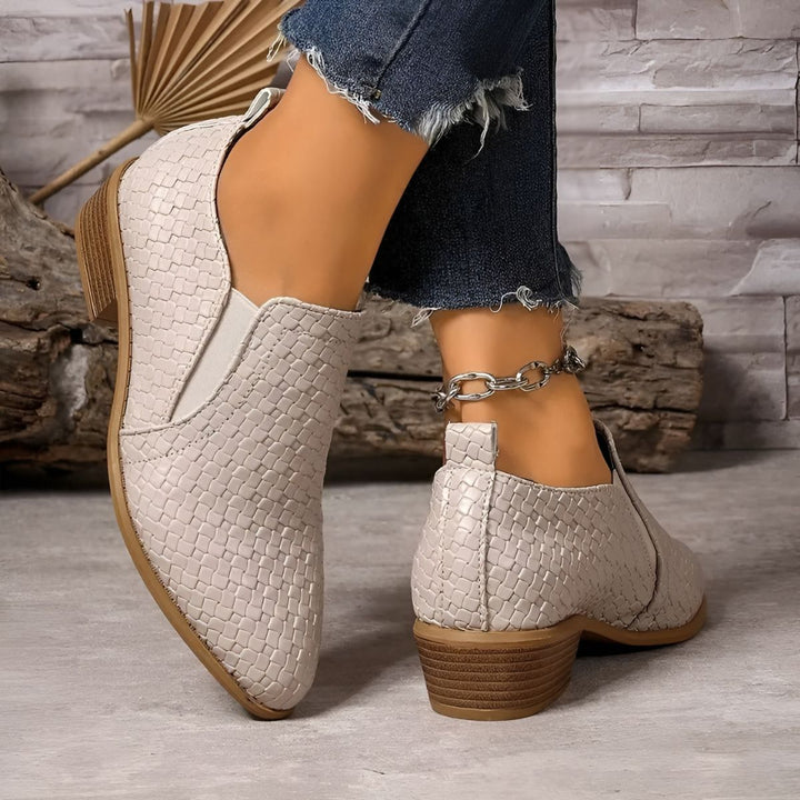 Alexia™ | Low-Heel Slip-On Ankle Boots